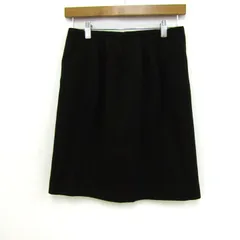 ニジュウサンク スカート ボトムス ウール 大きいサイズ レディース 42サイズ ダークブラウン 23区 【中古】