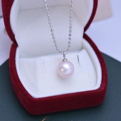 天使の卵 羽根つきパールネックレス ピンクゴールド silver925 - メルカリ