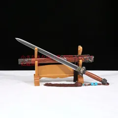 君主サーブル純銅手工芸鎏銀百錬模様鋼 古兵器 武具 刀装具 日本刀 