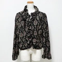 nonnondorl rose エレガント フリル付き ウールジャケット 日本製 nonnondorl rose エレガント フリル付き ウールジャケット 日本製