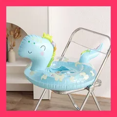 【スタッフおすすめ！】浮き輪 子ども浮き輪 恐竜 うきわ 足入れ浮輪 足入れタイプ ハンドル付き 水泳リング 水泳 プール ビーチ 海水浴 水遊び アウトドア 浮き具 フロート キッズ 幼児用 4歳以内