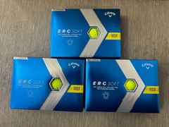 【浦安店】【新品未使用】キャロウェイ ERCソフト トリプルトラック イエロー 3ダースセット　u00259