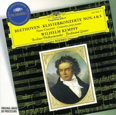 Beethoven: Piano Concertos Nos. 4 & 5 / Kempff  Leitner [Audio CD] BEETHOVEN  L. V.