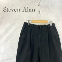 Steven Alan スティーブン アラン 8114-217-0260 スラックス パンツ ボトムス ブラック 黒 M メンズ