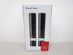 【送料無料】★新品未使用★Russell Hobbs ラッセルホブス 電動ミル ソルト＆ペッパー ミニ ブラック  7933JP-BK ［764-351-400_0430］