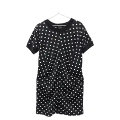 JUNYA WATANABE COMME des GARCONS (ジュンヤワタナベ コムデギャルソン) 10SS ドット柄 スウェットワンピース レディース ブラック JE-T100のサムネイル