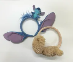 スティッチ  カチューシャ　ダッフィー　耳あて　　セット　ディズニー
