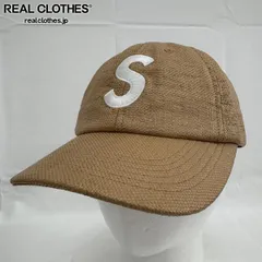 Supreme/シュプリーム【22SS】Raffia S Logo 6-Panel Cap/ラフィア Sロゴ 6パネル キャップ/帽子/ナチュラル