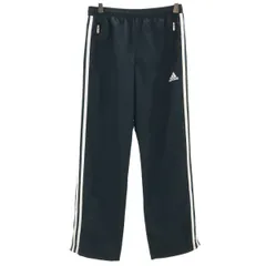 adidas アディダス ウインドパンツ 150 ネイビー キッズ 古着