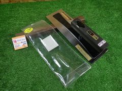 押え・シゴキ作業に! 金長 シゴキ鏝本焼 0.3mm厚 黒塗角柄 270mm 中古品のサムネイル