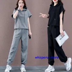 パンツ スポーツウェア ルームウェア 半袖 ジャージ 上下セット カジュアル スウェット おしゃれ レディース トレーニング セットアップ 部