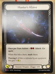 FaB】Hunter's Klaive/狩人のクレイヴ 英Promo 1枚 - メルカリ