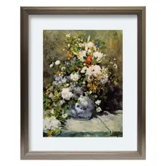 絵画 ルノワール 大きな花瓶(S) インテリア ギフト プレゼント 名画 飾る アートフレーム リビング キッチン 店舗 オフィス Mサイズ おしゃれ 壁掛け 絵