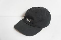 美品 POET MEETS DUBWISE ポエット ミーツ ダブワイズ MUSIC コットン キャップ 帽子 下田法晴 SILENT POETS サイレント ポエツ 黒726P★2