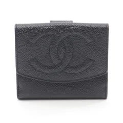 シャネル CHANEL Wホック財布 ココマーク A13496 ブラック カーフ（牛革） ココマーク Wホック財布 レディース Used Aのサムネイル