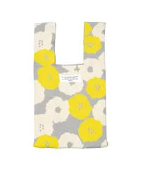 【数量限定】ピオニイエロー 洗濯機OK ニットトートバッグ 洗える レディース 花柄 おしゃれ Patterns 可愛い 旅行 ミニバッグ 【2024】 持ち運び マチ付き トレンド [Wpc.] 映え ファッション W146-9118-204