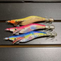 極美品】ヤマシタエギ王 4.0号 / スクイッドマニア 3.5号3本セット
