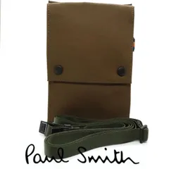 【国内正規品 新品】ポールスミス Paul Smith ショルダーバッグ マルチポーチ 2way スマホ iPhone収納 レザー  PS3981