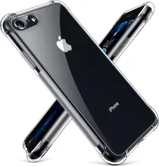 LAYJOY iPhone SE 第3世代 用/iPhone SE2 /iPhone SE/ iPhone8 / iPhone7 用 軽量 ケース 4.7インチ用 透明ソフトTPU 米軍MIL規格 耐衝撃 カバー 対応 アイフォン SE3 SE2 SE 8 7