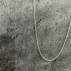 シルバー925 ボールチェーン 50cm ネックレス 925