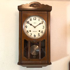 レトロ 精工舎 宮型本打ち式掛時計 オーバーホール済 稼働品