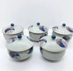 【新品】有田焼　風船　汲出揃　お茶　湯呑　湯呑茶碗　来客用　専用箱入り　ギフト　贈物　プレゼント