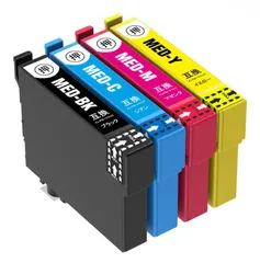 EPSON エプソン互換インクカートリッジ MED EW-056A/ EW-456A対応 メダマヤキ インク MED-4CL/ MED-BK/ MED-C/ MED-M/ MED-Y ICチップ 残量検知機能付き 純正と併用可能 お徳用A9