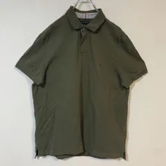 TOMMY HILFIGER オリーブ色 ポロシャツ XL