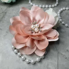コサージュ 卒園式　卒業式　入園式入学式 結婚式 発表会 ＊フォーマルコサージュ＊パールブローチ154