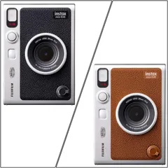 FUJIFIM/富士フィルム ハイブリッドインスタントカメラ 『チェキ』USB Type-C 対応 instax mini Evo ブラック/ブラウン