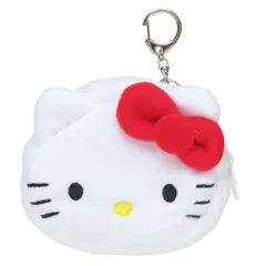 ハローキティ ミニポーチ ミニフェイスポーチ レッド サンリオ 小物入れ キャラクター グッズ 