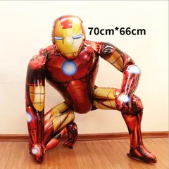 送料無料 誕生日 バルーン 3D 風船 アイアンマン パーティー ガーランド01