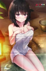 【中古】タペストリー 暗野木陰 描き下ろしB2タペストリー 「PC/Switchソフト 根暗なクラスメイトが俺の胃袋を掴んで放してくれない 根暗なクラスメイトと一緒にご飯セット」 ソフマップ購入特典