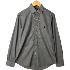 古着 ラルフローレン Ralph Lauren POLO by Ralph Lauren REGENT CUSTOM FIT 長袖 コットンシャツ メンズL相当/eaa548015