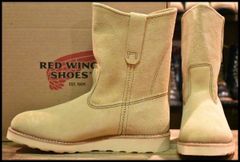 【7.5E 箱付 未使用 12年】レッドウィング 8168 スエード ペコス ホーソーンアビレーンラフアウト ブーツ redwing pecos HOPESMORE【FF471】