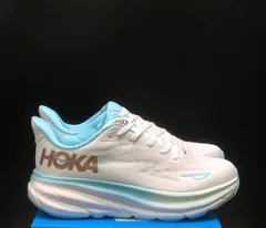 HOKAONEONE CLIFTON 9 クリフトン 9 スニーカー ランニングシューズ ランニング マラソン ランシュー ホワイト ブルー