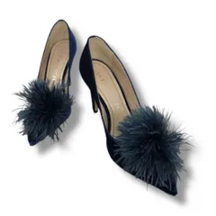 WERNER ファーパンプス ハイヒール size37　★ ■■のサムネイル