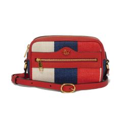GUCCI グッチ オフィディア ミニ バッグ バイアデラ リネン トリオカラー クロスボディ ダブルG トリコロール ショルダーバッグ 517350