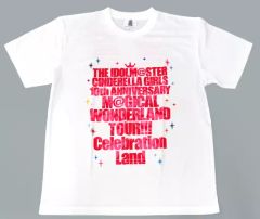 [중고] 의류 로고 (치바 공연) 공식 드라이 티셔츠 화이트 XL 사이즈 [THE IDOLM @ STER CINDERELLA GIRLS 10th ANNIVERSARY M @ GICAL WONDERLAND TOUR !!!]