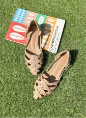 バニラシュー 編み込み フラット サンダル 235 新品