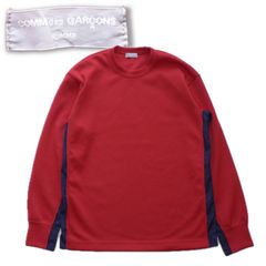 【AD2002】00s Comme des Garçons Homme red sweat archive "田中オム"