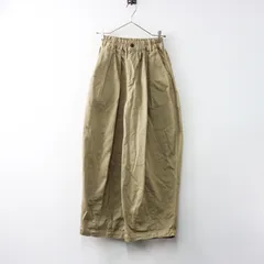 ハーベスティ HARVESTY A11709 チノクロスサーカスパンツ 1/ベージュ ボトムス ロング ワイド ゆったり【2400014519969】