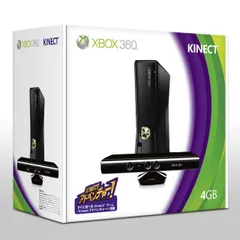 (本体)Xbox360 4GB + Kinect(キネクト)(S4G-00017) 日本マイクロソフト