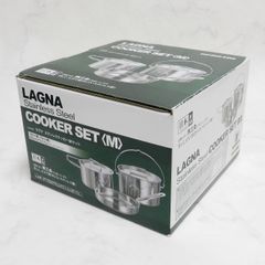 ■ CAPTAIN STAG キャプテン スタッグ ラグナ ステンレスクッカー Mセット 未使用品！