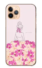 AQUOS wish3 SH-53D A302SH ケース ハードケース アクオスウィッシュ3 スマホケース 押し花柄 花柄 フラワー プリンセス お姫様 ラプンツェル 韓国 かわいい おしゃれ ドレス カラー03