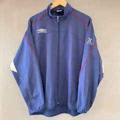90's UMBRO アンブロ トラックジャケット ジャージ スポーツウェア サッカー 青灰 ブルーグレー メンズ Oサイズ
