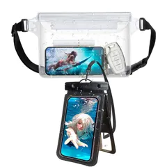 新品 CHXCHY 2枚セット スマホ 防水ケース IPX8認定防水 携帯用ドライバッグ 携帯防水ケース スマホ防水ケース ダブルパック設計 タッチ可能 指紋認証/顔認証対応 水中撮影 高透過率 iphone/Android/Xperia/Galaxyなど対応