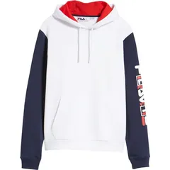 USAモデル FILA フィラ JAMISON スウェット プルオーバー パーカー 白 ホワイト 90年代 オールドスクール