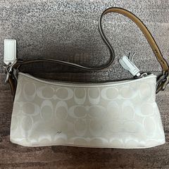 美品】COACH コーチ シグネチャー ハンドバッグ ワンショルダー