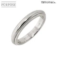 【刻印無し】Tiffany&Co 結婚指輪　9号13号　ミルグレイン 2025年最新】ティファニー ミルグレイン リングの人気アイテム - メルカリ